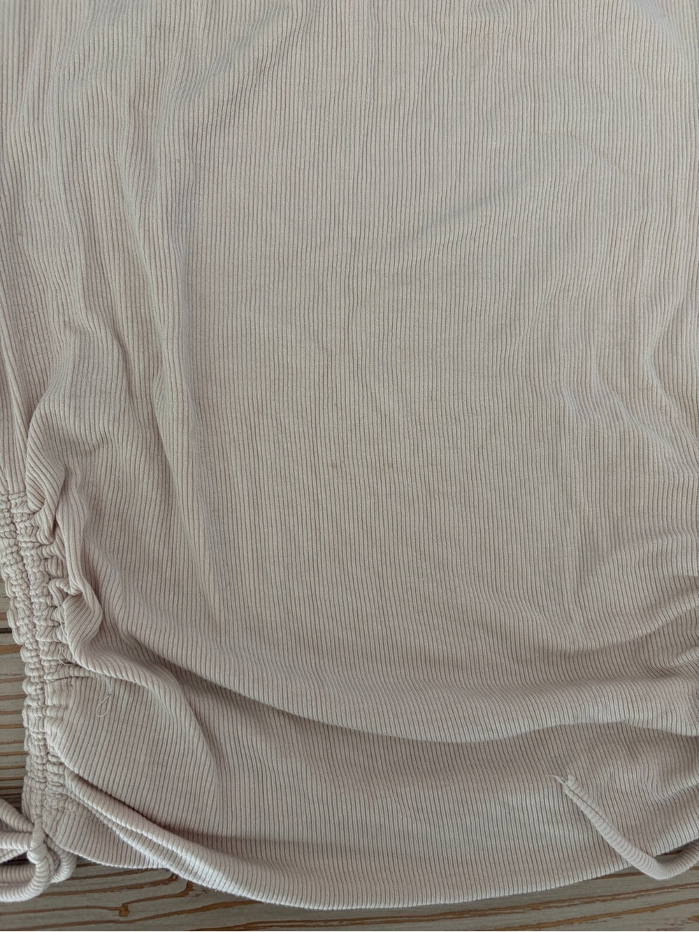 Princess Polly Beige Ribbed Top - Picture 4 of 4